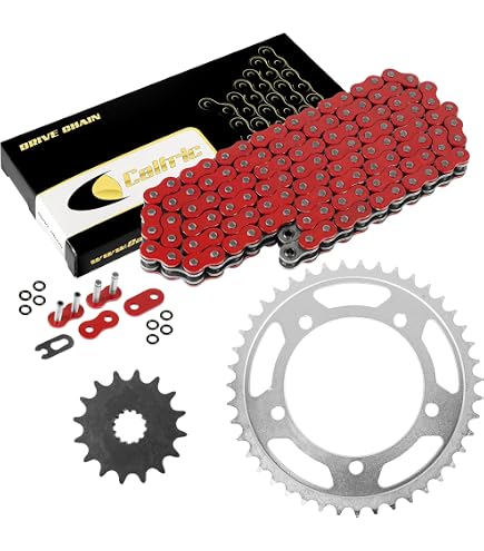 Amazon.com: Caltric Blue O-Ring Drive Chain & Sprockets Kit